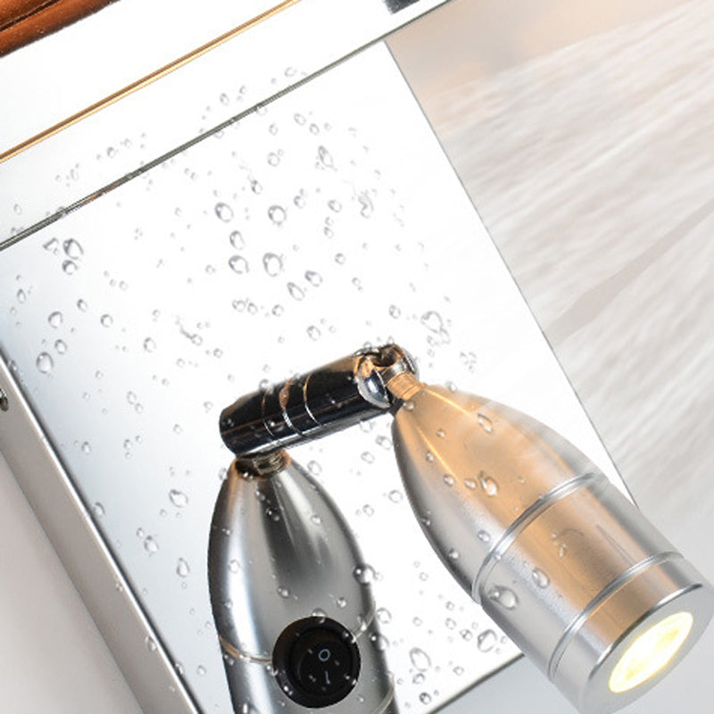 Fabric Geometric Wall Light Fixture Modern Wall Lighting for Bedroom