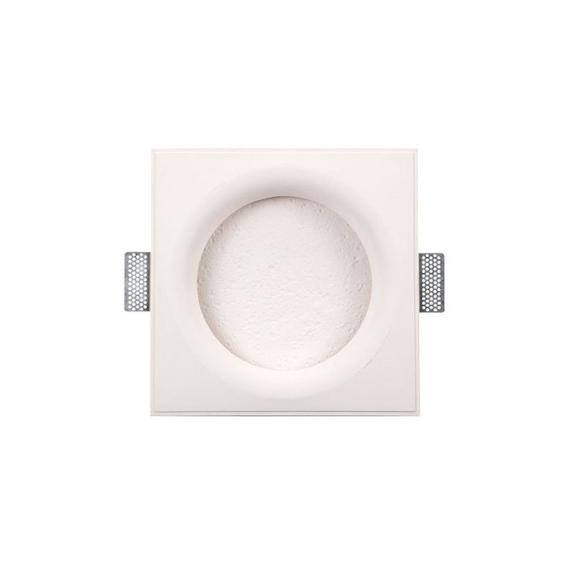 1 Light Circular Wall Mounted Lamps Modern Gypsum Wall Mount Lamp