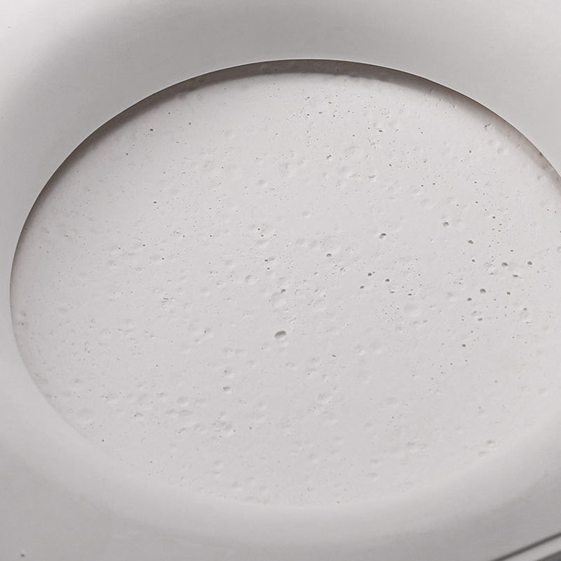 1 Light Circular Wall Mounted Lamps Modern Gypsum Wall Mount Lamp