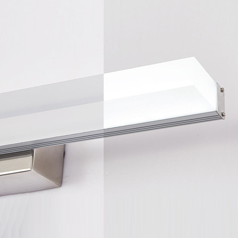 Nordic Style Vanity Light Rectangle Shape Vanity Lamp for Shower Room