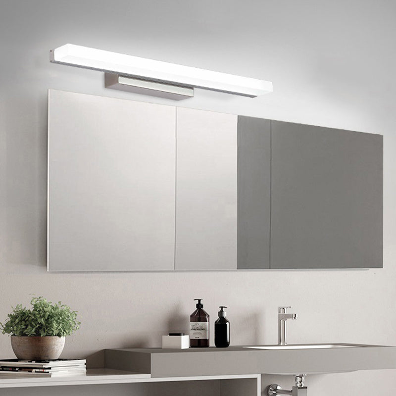 Nordic Style Vanity Light Rectangle Shape Vanity Lamp for Shower Room