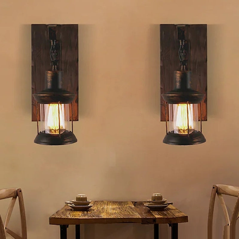 Industrial Style Vanity Light Cylinder Shape Vanity Lamp for Shower Room