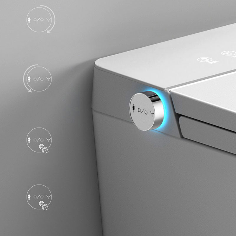 Wall Mounted Bidet in White with Unlimited Warm Water and Heated Seat