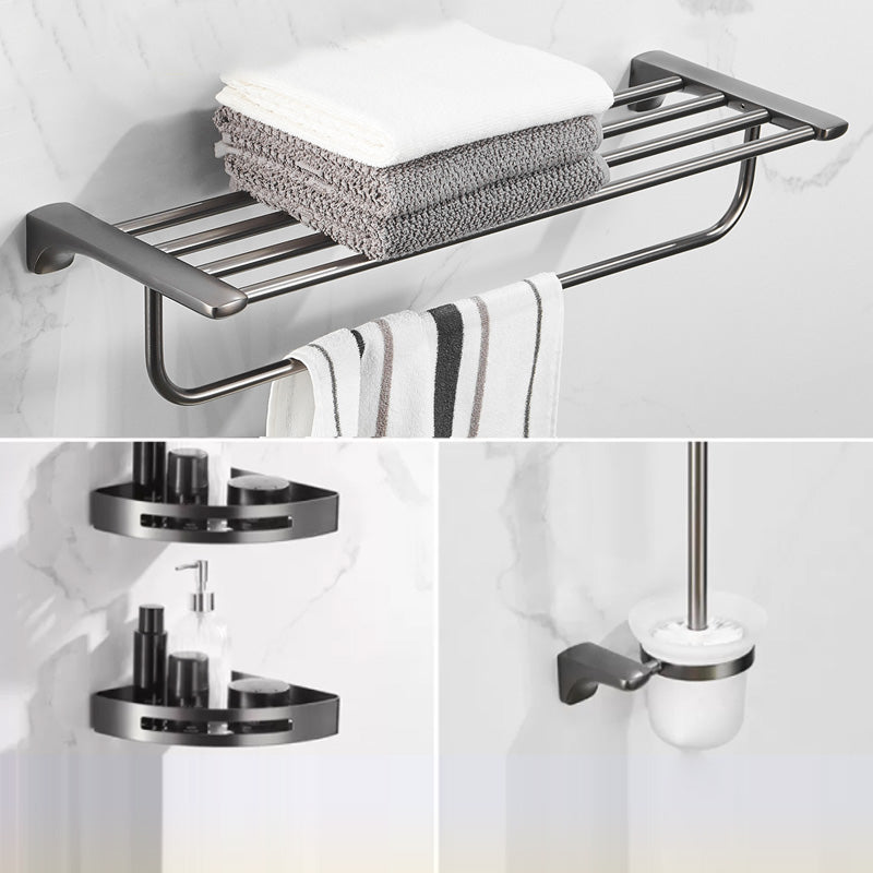 Modern Bathroom Accessories Hardware Set Grey Bathroom Accessory Kit