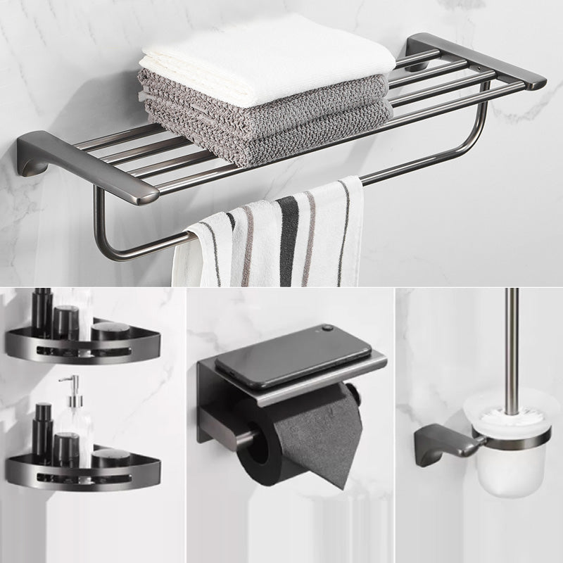 Modern Bathroom Accessories Hardware Set Grey Bathroom Accessory Kit