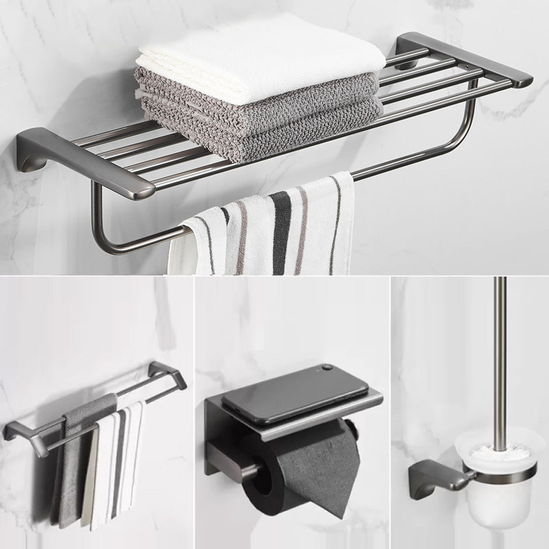 Modern Bathroom Accessories Hardware Set Grey Bathroom Accessory Kit