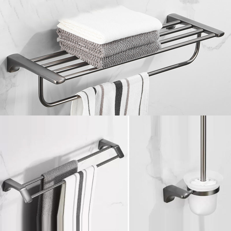 Modern Bathroom Accessories Hardware Set Grey Bathroom Accessory Kit