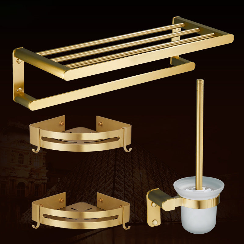 Traditional Bathroom Accessories Hardware Set Gold Bathroom Accessory Kit