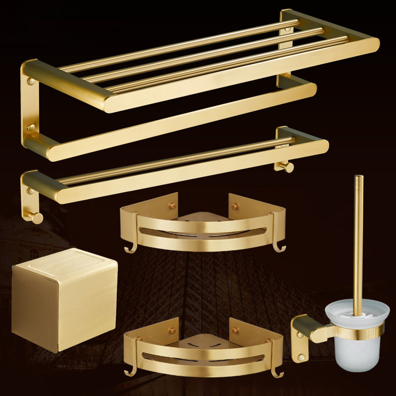 Traditional Bathroom Accessories Hardware Set Gold Bathroom Accessory Kit