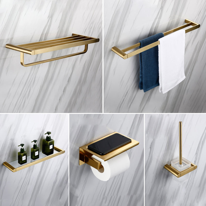 Traditional Style Brass Bathroom Accessory as Individual or as a Set in Metal