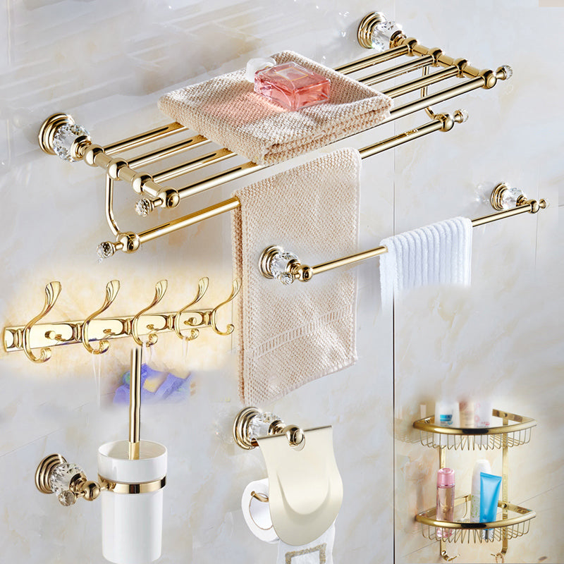 Traditional Brass Metal Bathroom Accessory As Individual Or As a Set