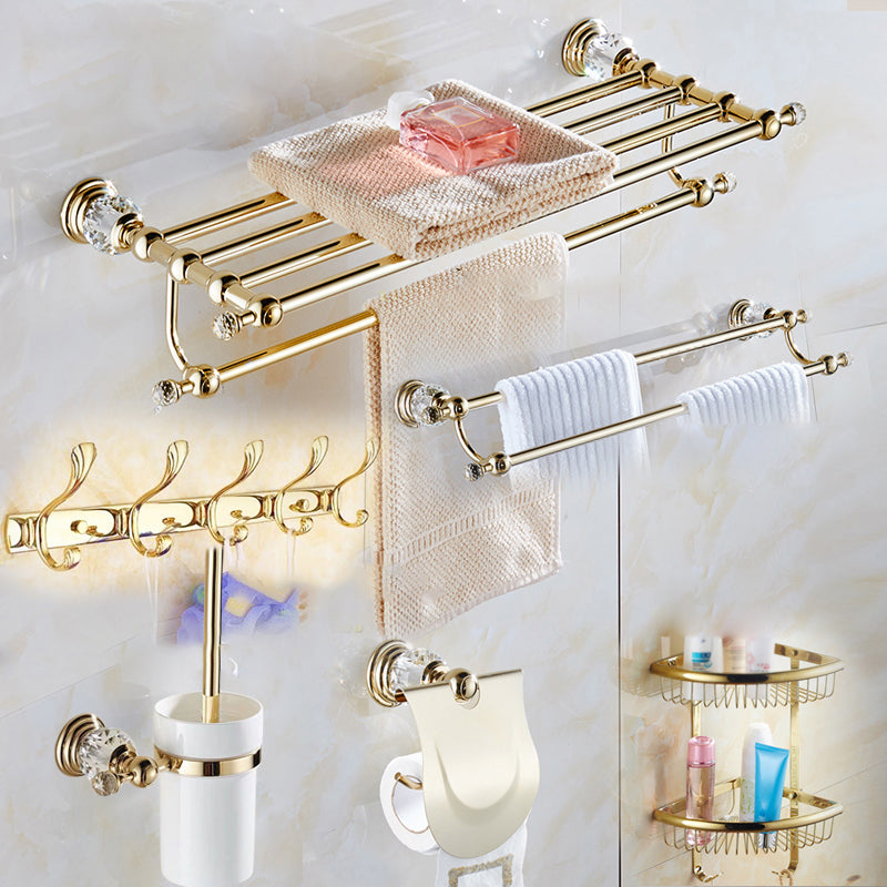 Traditional Brass Metal Bathroom Accessory As Individual Or As a Set