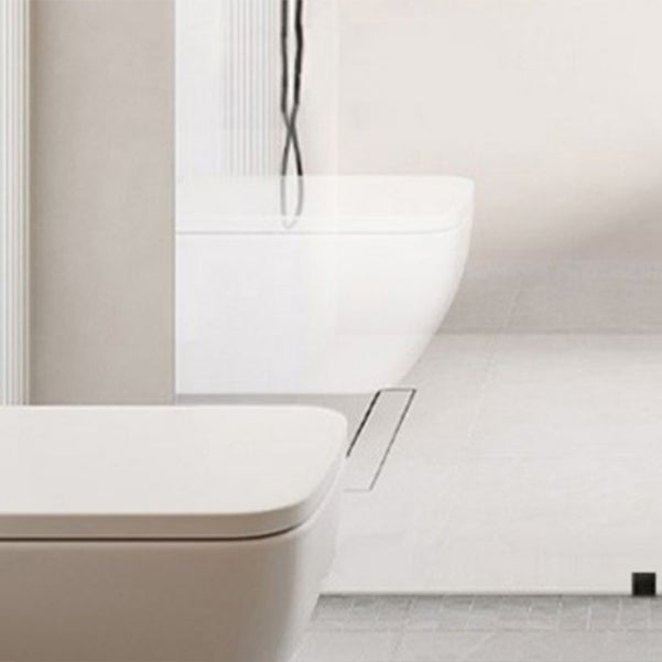 Black Semi Frameless Glass Shower Door Hinged Shower Bath Door