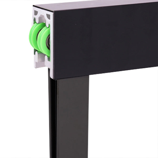 Black Semi Frameless Pivot Shower Door Tempered Glass Shower Door