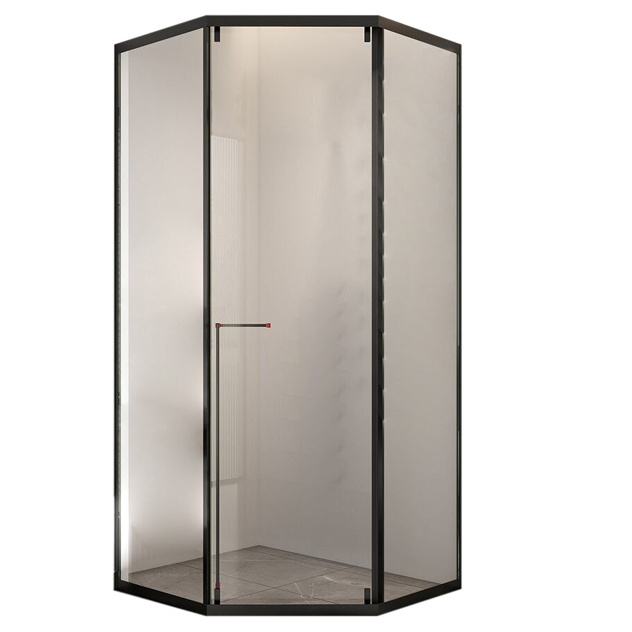 Full Frame Single Sliding Shower Door Clear Glass Shower Door