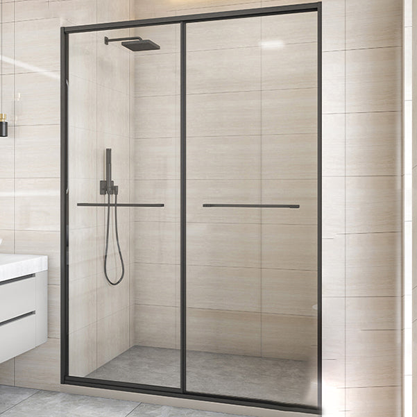 Bypass Shower Bath Door Full Frame Tempered Glass Shower Door