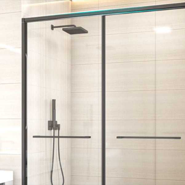 Bypass Shower Bath Door Full Frame Tempered Glass Shower Door