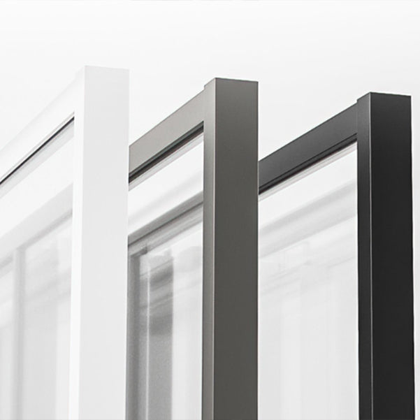 Single Sliding Triple Linkage Shower Door Semi-frameless Tempered Glass Shower Door