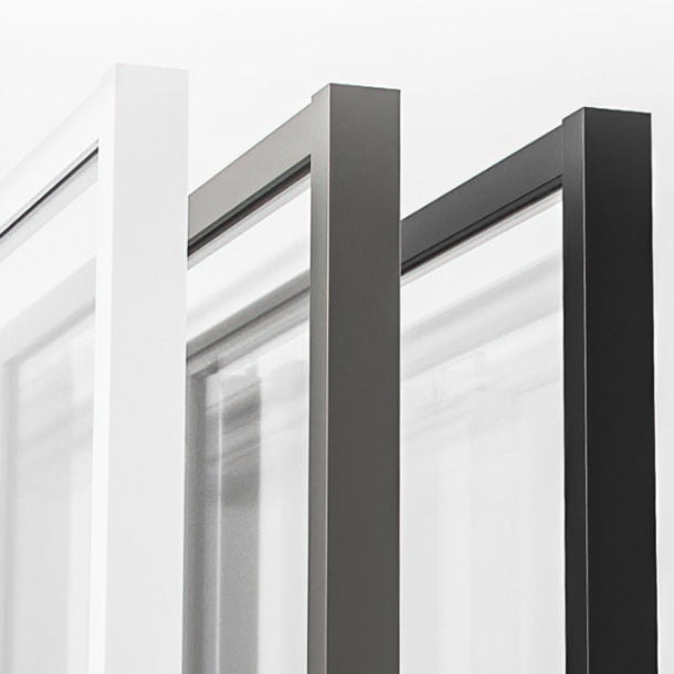 Semi Frameless Single Sliding Shower Door Tempered Glass Shower Door