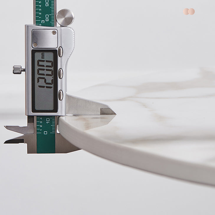 Glam Dinette Set for Home 1/2/3 Pcs Glossy White Dining Table Set