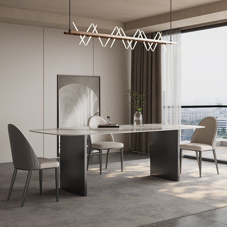 Rectangular Dining Table Set 1/4/5/6 Pcs Modern Dinette Set for Kitchen