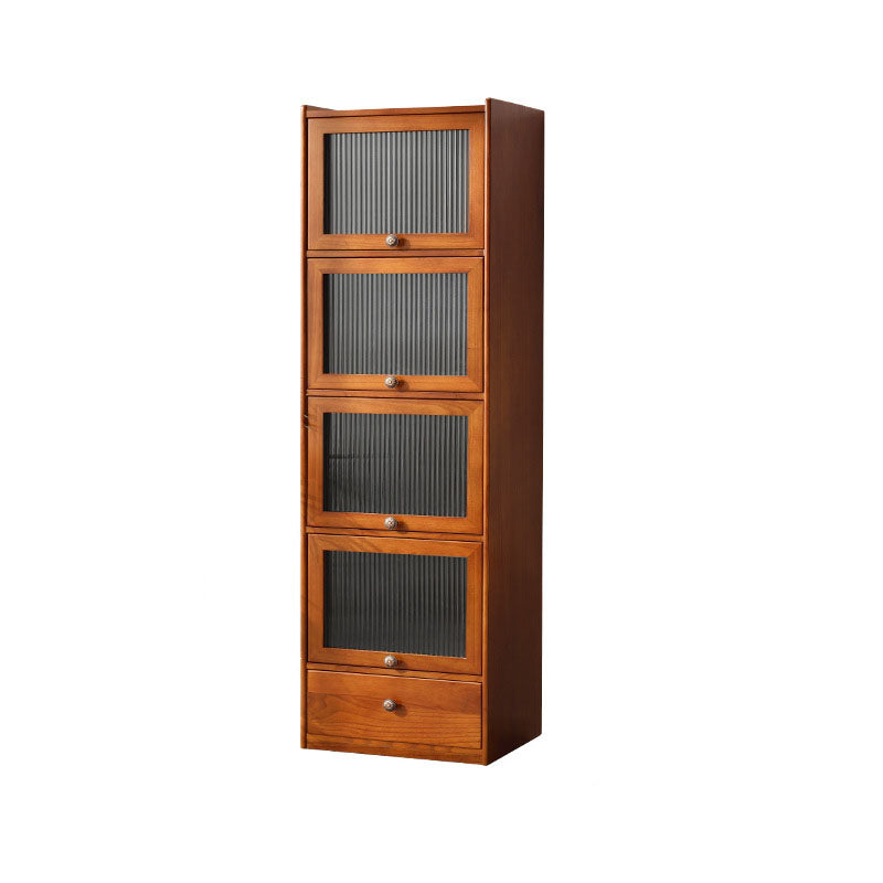 Ultra Modern Display Stand Solid Wood Buffet Cabinet with Drawers for Dining Room