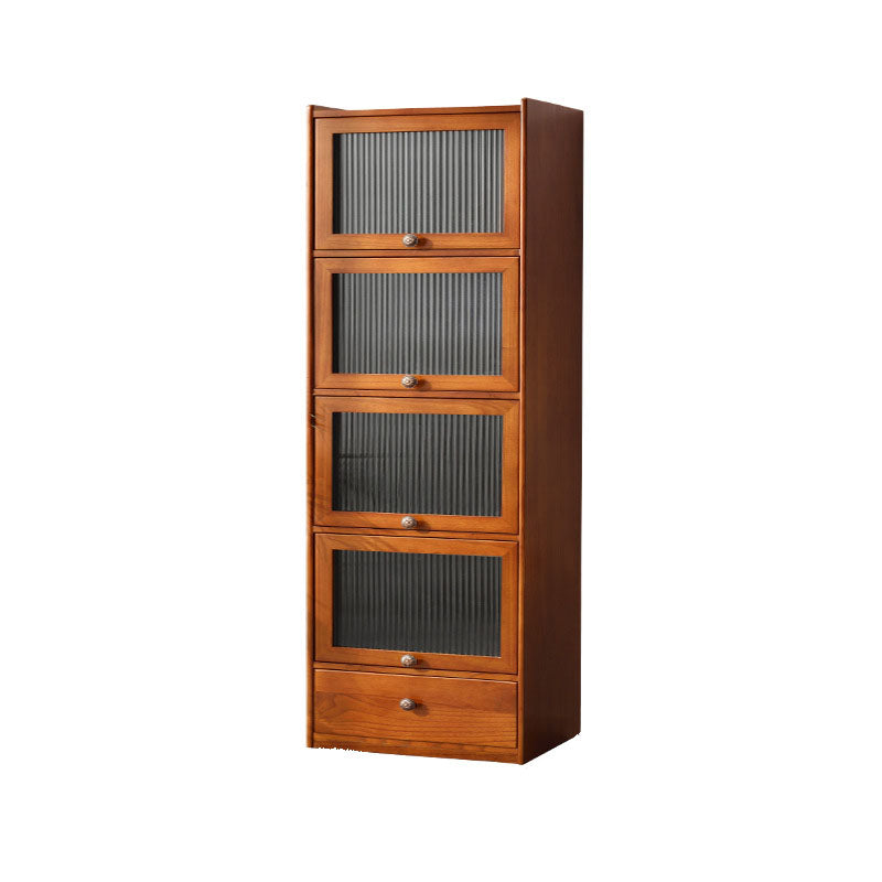 Ultra Modern Display Stand Solid Wood Buffet Cabinet with Drawers for Dining Room