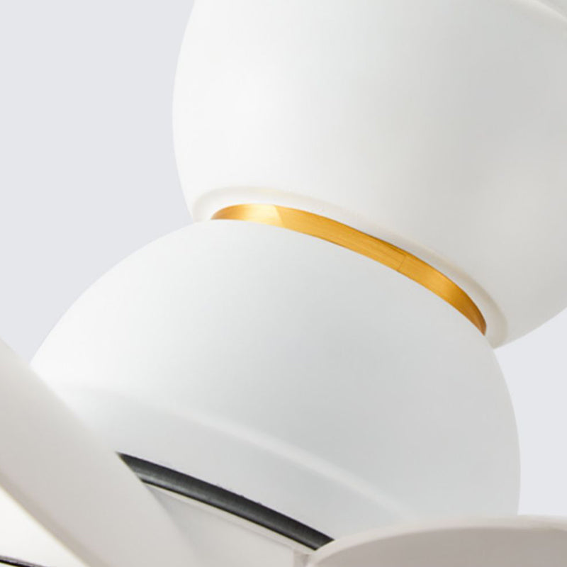 Metal Fan Shape Ceiling Fan Kid Style Single-Light Ceiling Fans Fixtures