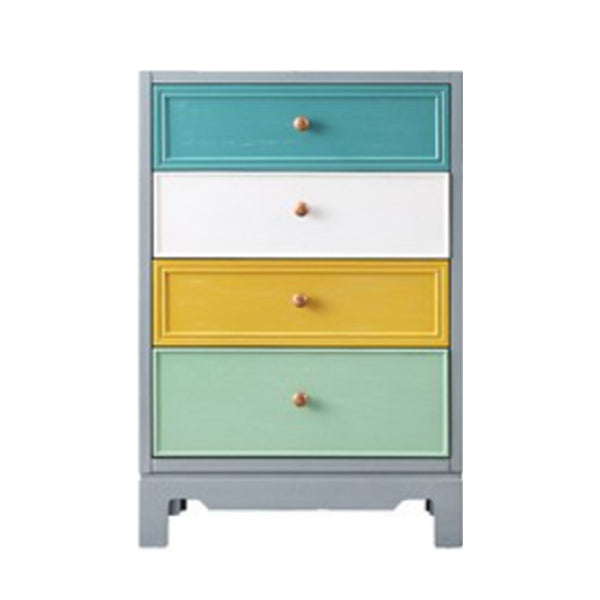 Coastal Storage Chest Solid Wood Storage Chest Dresser , 15.6 Inch Width