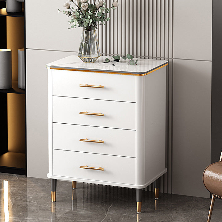 Contemporary Storage Chest Manufactured Wood Dresser with 3/4/5 Drawers