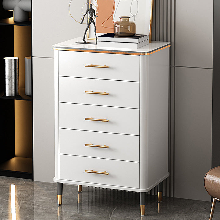 Contemporary Storage Chest Manufactured Wood Dresser with 3/4/5 Drawers