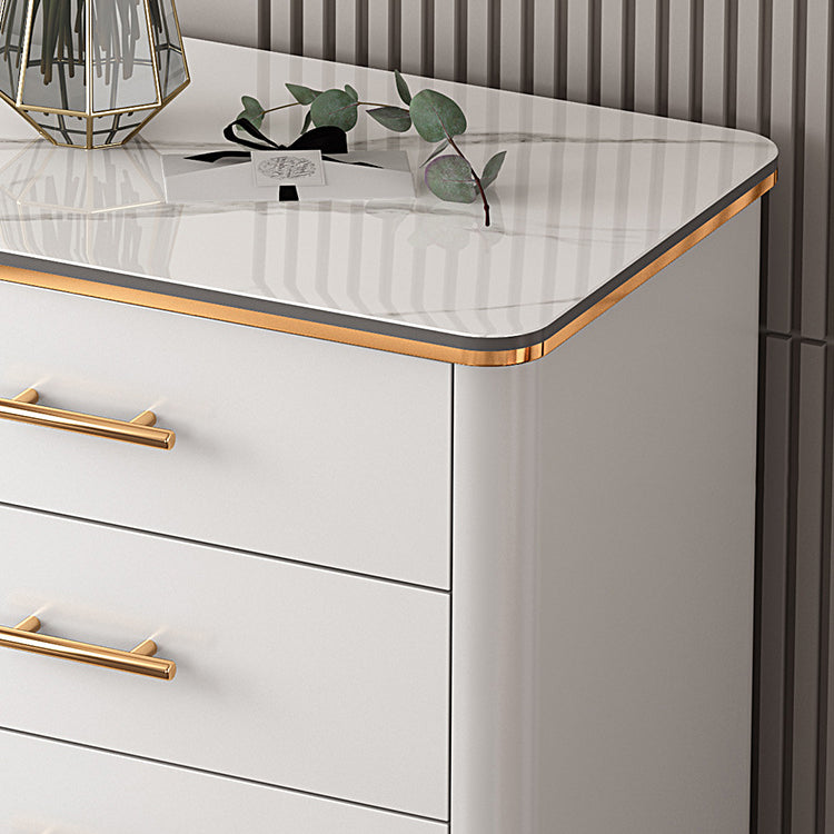 Contemporary Storage Chest Manufactured Wood Dresser with 3/4/5 Drawers