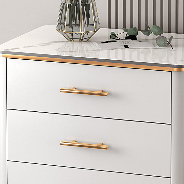 Contemporary Storage Chest Manufactured Wood Dresser with 3/4/5 Drawers