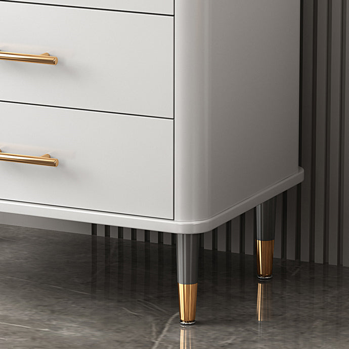 Contemporary Storage Chest Manufactured Wood Dresser with 3/4/5 Drawers