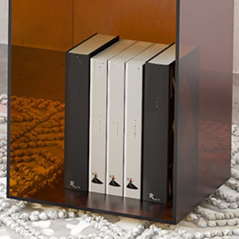 Modern Style Closed Back Bookshelf Acrylic Bookcase for Study Room