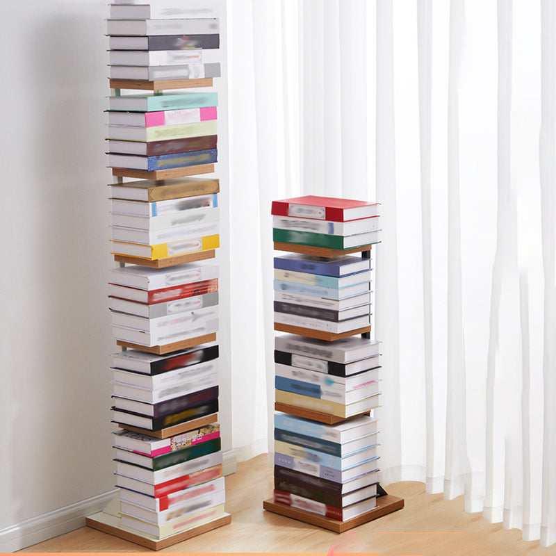 Contemporary Bookshelf Standard Engineered Wood Open Back Bookcase