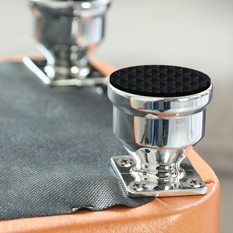 Color Matching Leather Standard Stool Modern Style Simple Rectangular Stool