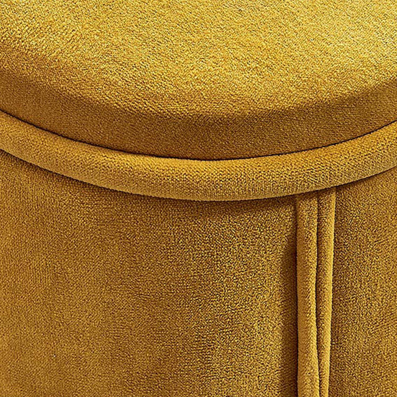 Solid Color Fabric Standard Stool Modern Simple Plum Blossom Upholstered Footstool