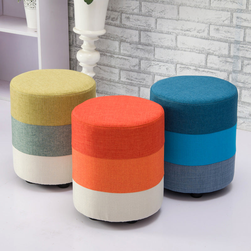 Fabric Standard Stool Contemporary Simple Upholstered Ottoman