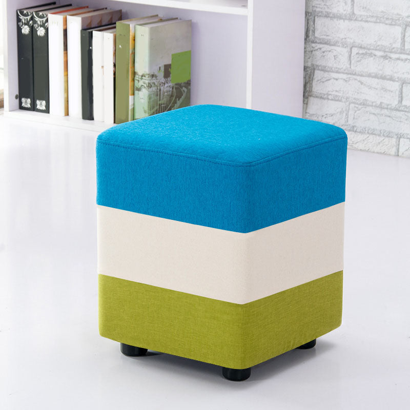 Fabric Standard Stool Contemporary Simple Upholstered Ottoman