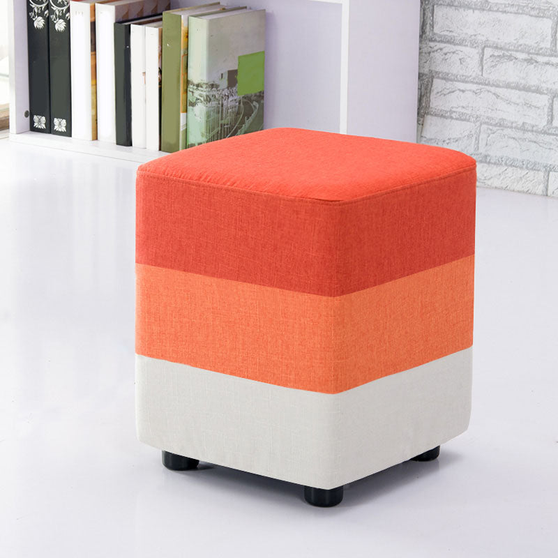 Fabric Standard Stool Contemporary Simple Upholstered Ottoman
