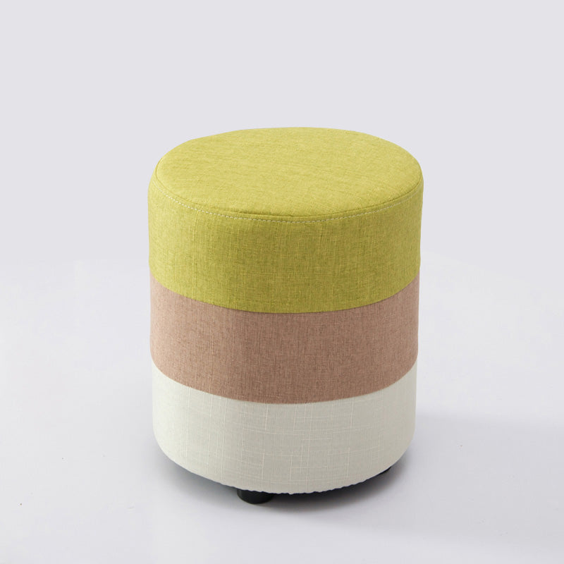 Fabric Standard Stool Contemporary Simple Upholstered Ottoman