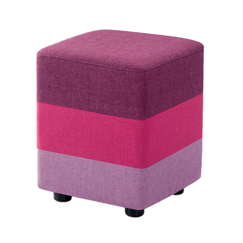 Fabric Standard Stool Contemporary Simple Upholstered Ottoman