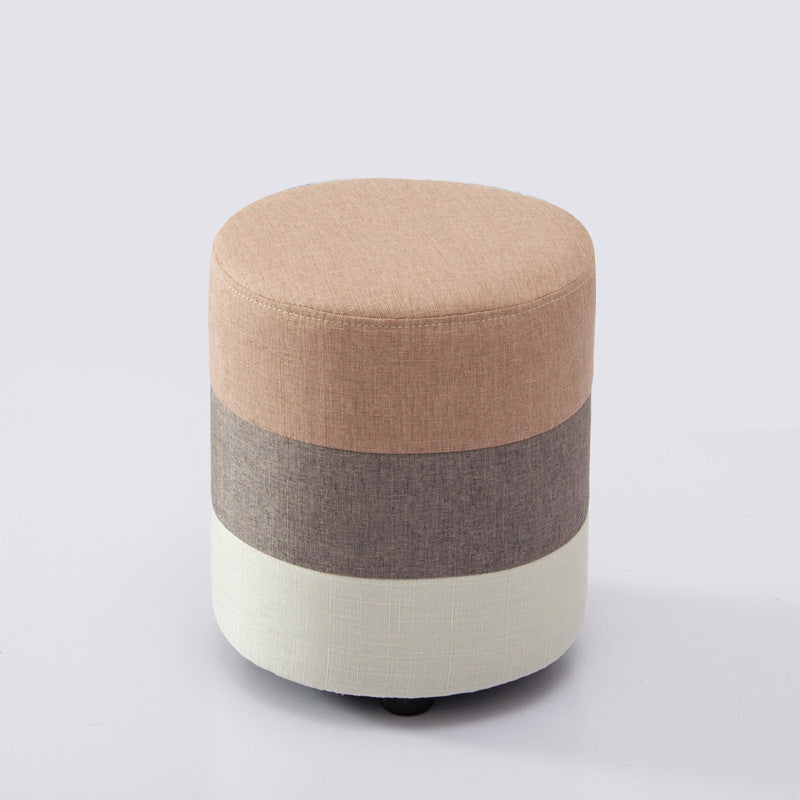Fabric Standard Stool Contemporary Simple Upholstered Ottoman