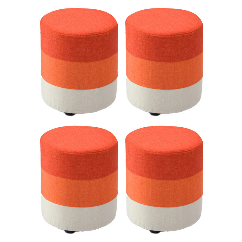 Fabric Standard Stool Contemporary Simple Upholstered Ottoman