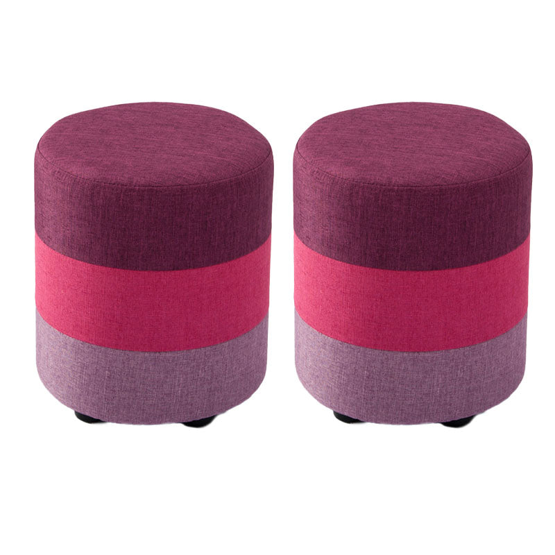 Fabric Standard Stool Contemporary Simple Upholstered Ottoman