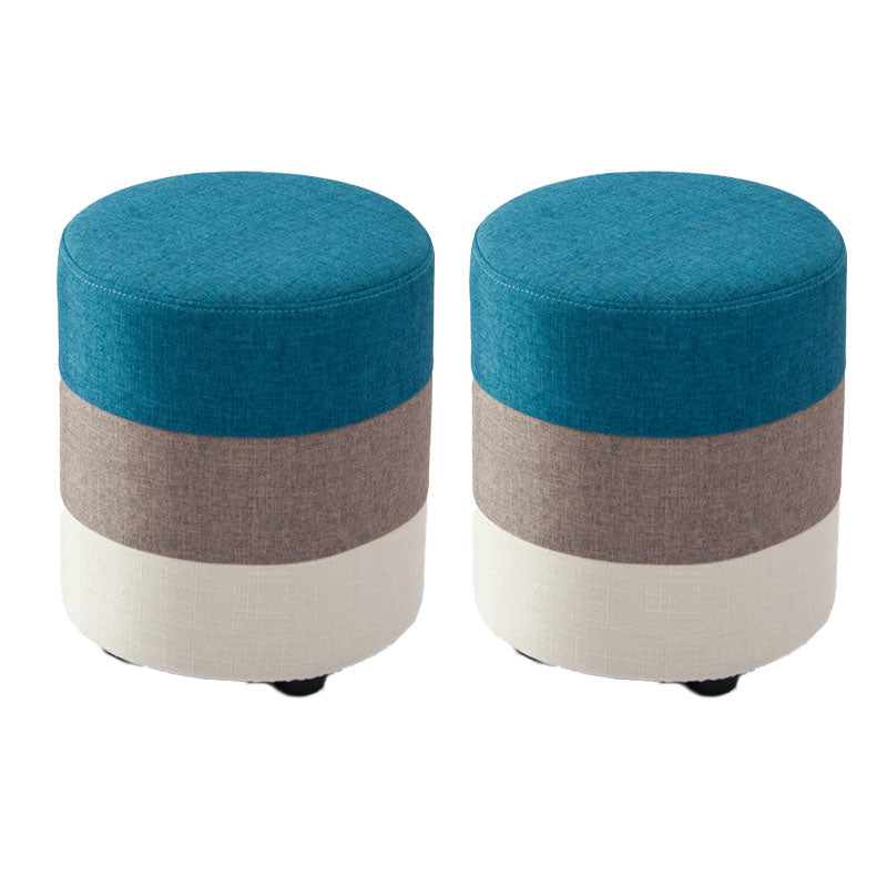Fabric Standard Stool Contemporary Simple Upholstered Ottoman
