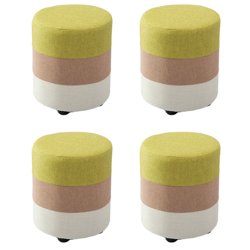 Fabric Standard Stool Contemporary Simple Upholstered Ottoman