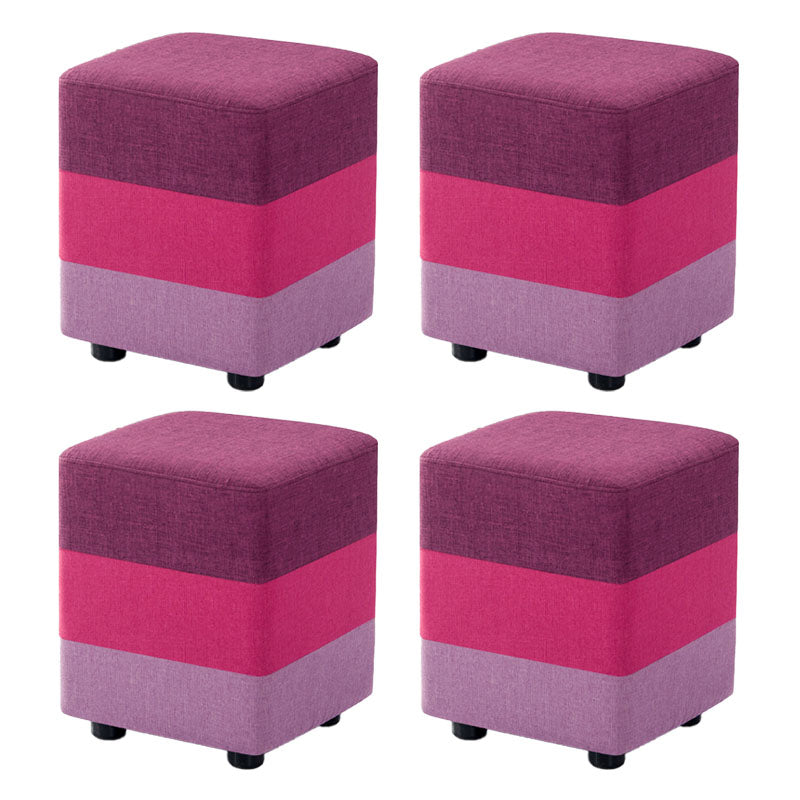 Fabric Standard Stool Contemporary Simple Upholstered Ottoman