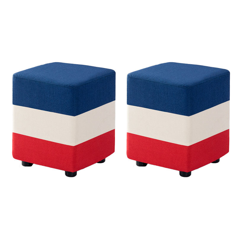 Fabric Standard Stool Contemporary Simple Upholstered Ottoman